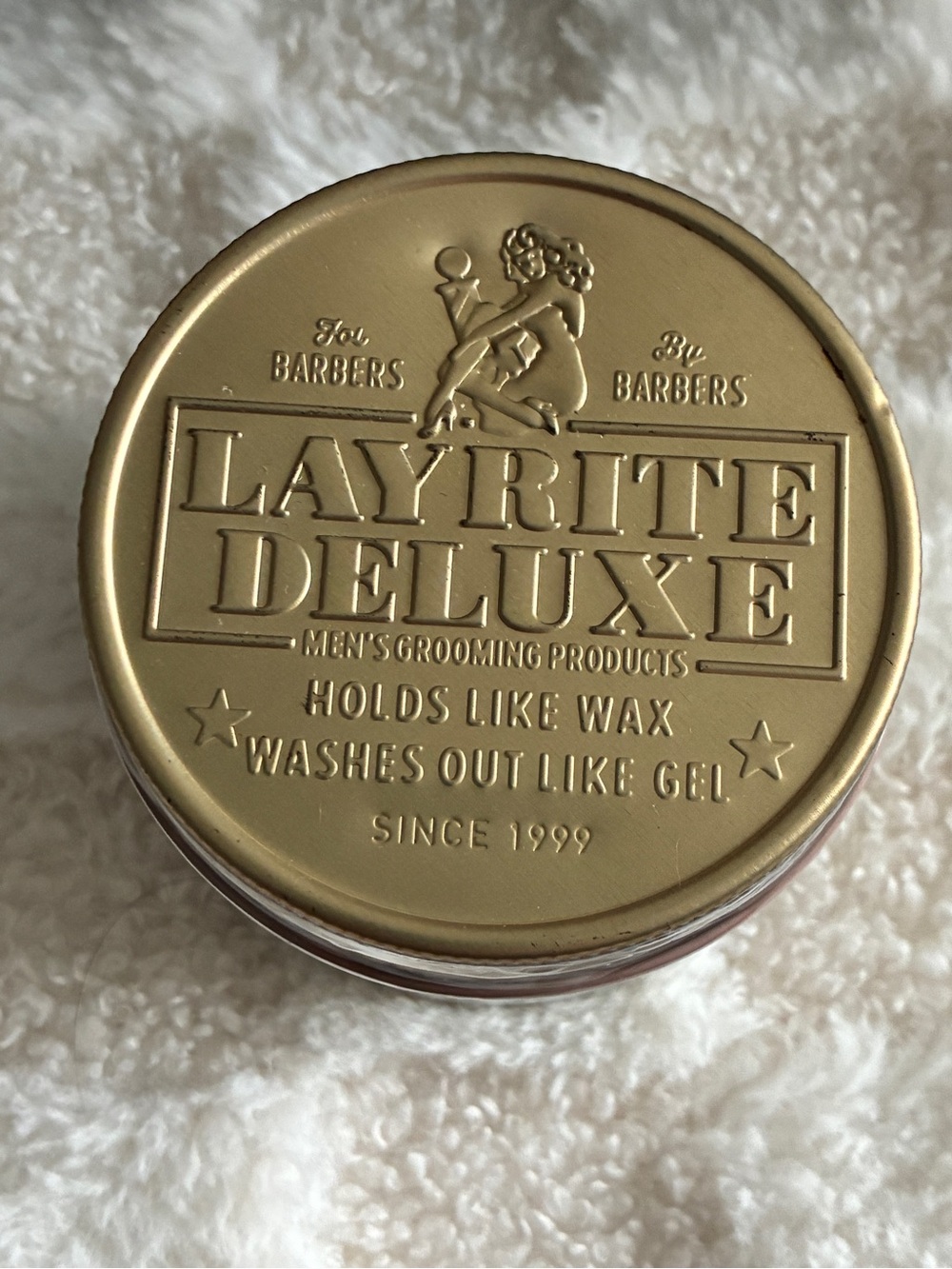 SOLD Layrite Deluxe Superhold Pomade, 4.25 oz, NEW NIB, $25 - Picture 4 of 5